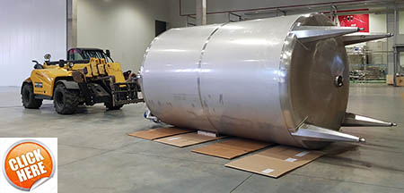Coca Cola cistern erecting